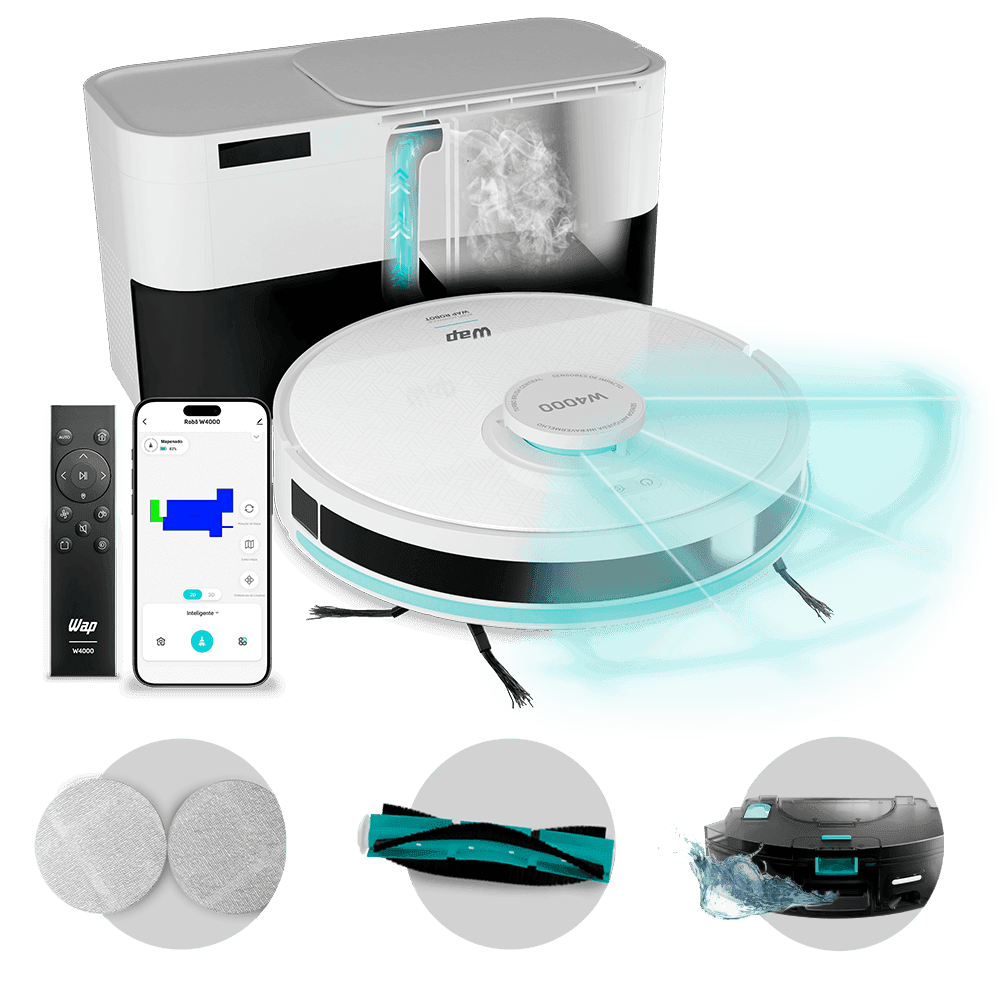 Robô Aspirador Wap Robot W4000 