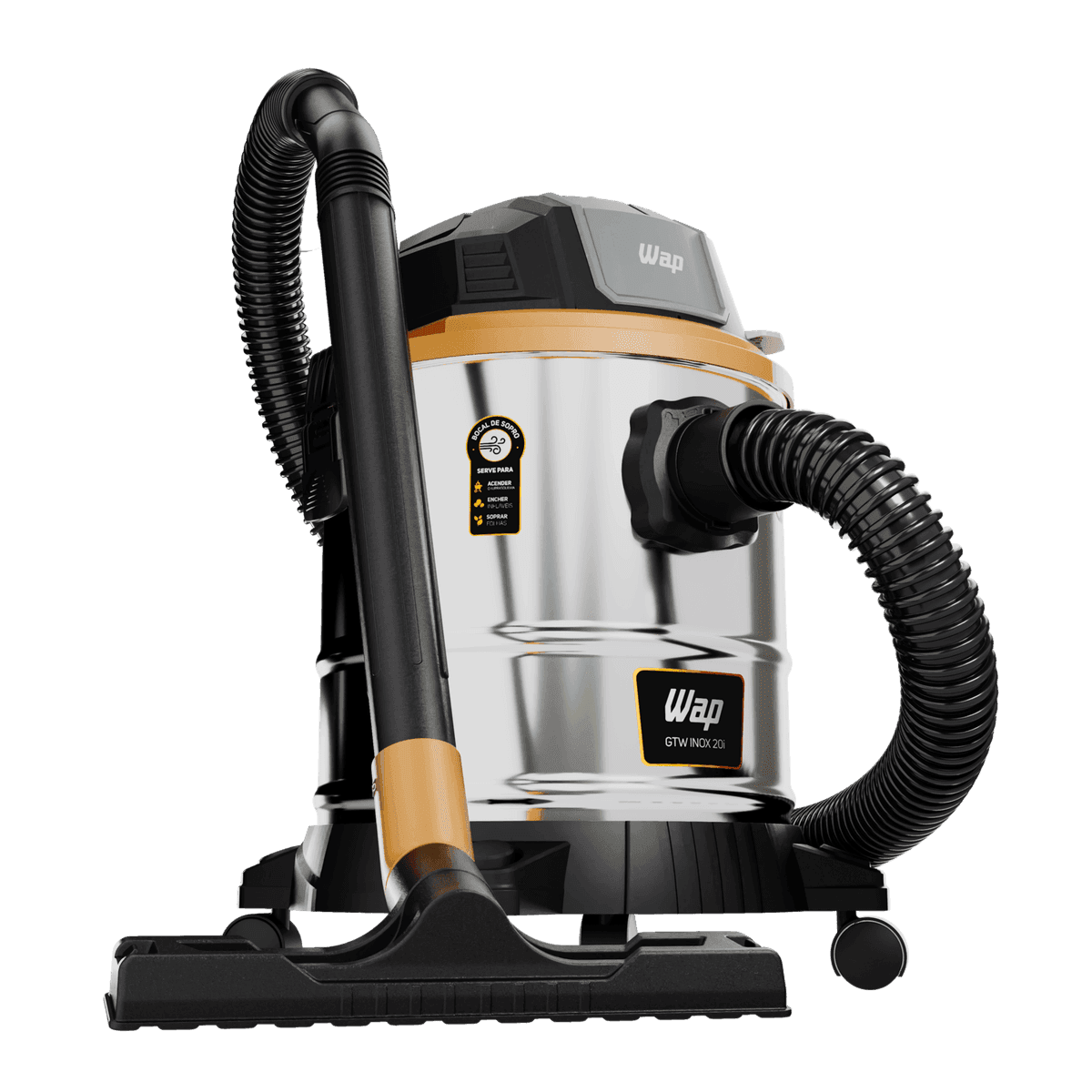 Aspirador de Pó e Água 1900W WAP GTW Inox 20i 